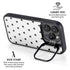 White and Black Hearts iPhone 14 Pro Kickstand Case